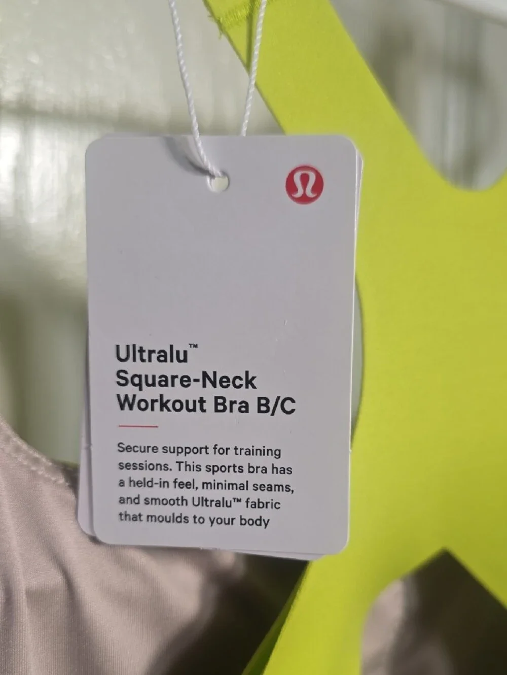 lululemon Ultralu Square Neck Workout Bra B/C